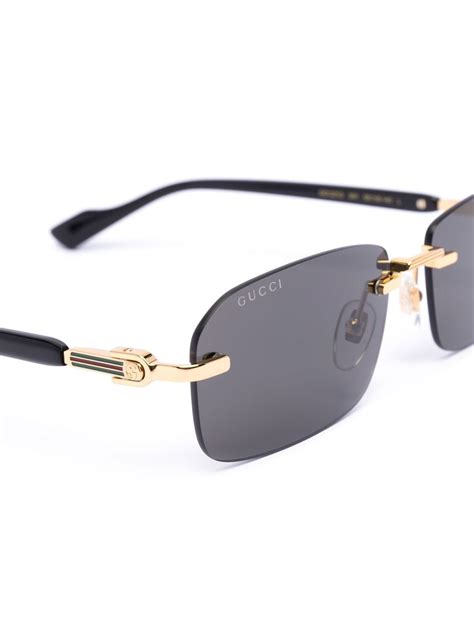 lentes gucci para hombre 2012|gucci rimless sunglasses men's.